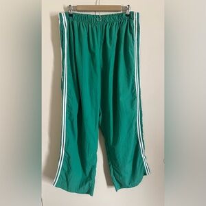 No Boundaries Green Nylon Track Pants Size 2XL XXL